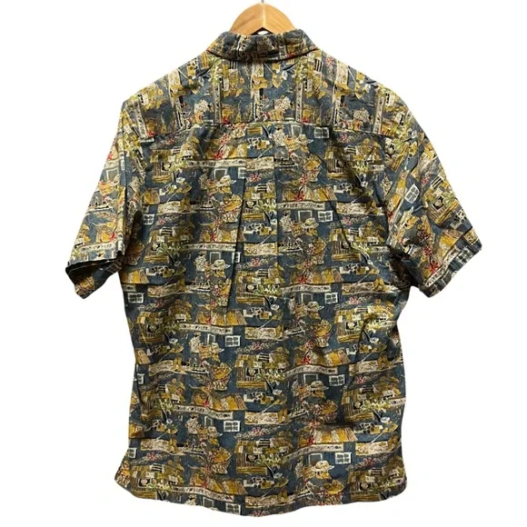 Kahala Vintage Men’s Printed Hawaiian Aloha Shirt. Made in Hawaii - Picture 3 of 9